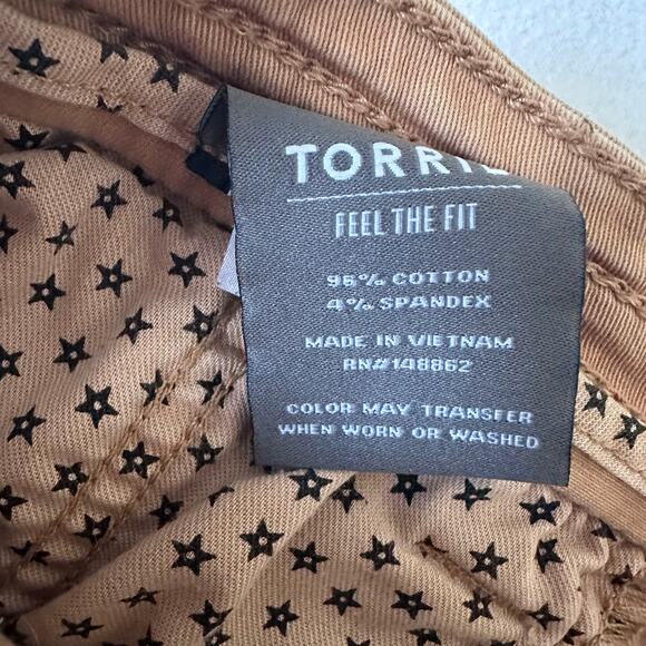 Torrid Shorts Expose Button Fly Cuffed Hem Tan Causal Comfy Summer Womans - Picture 5 of 5